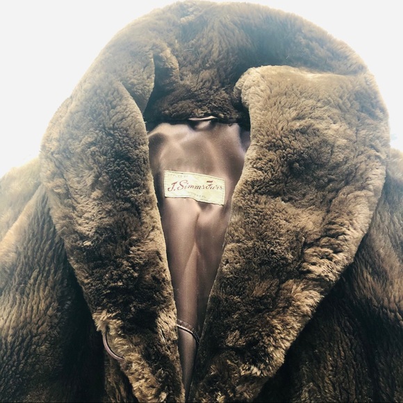 vintage faux fur teddy bear coat - Picture 2 of 15